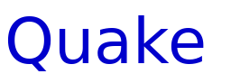 Quake & Shake 3D fuente